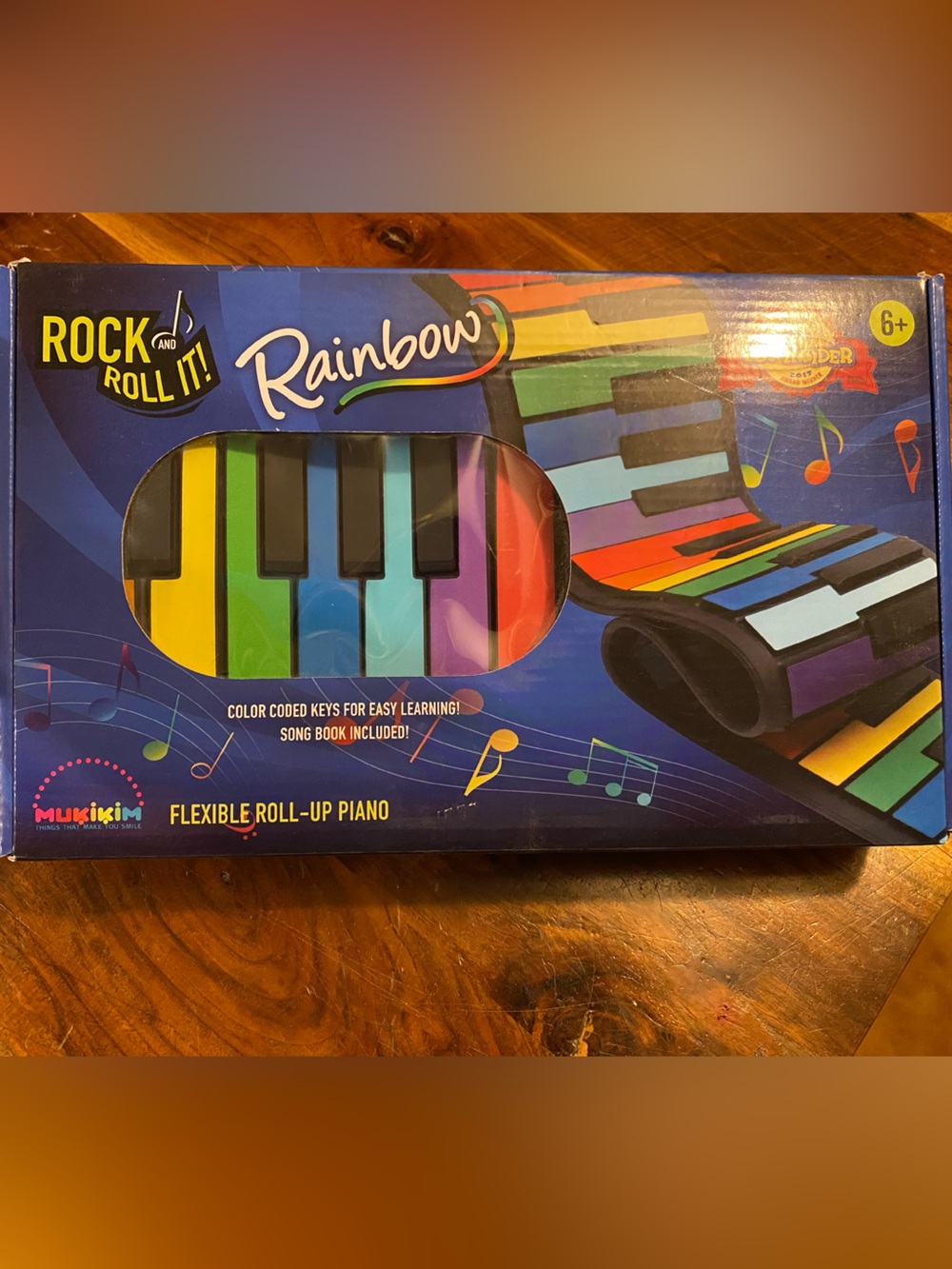 Rainbow Flexible Roll-Up Piano - Colorful Kids Keyboard